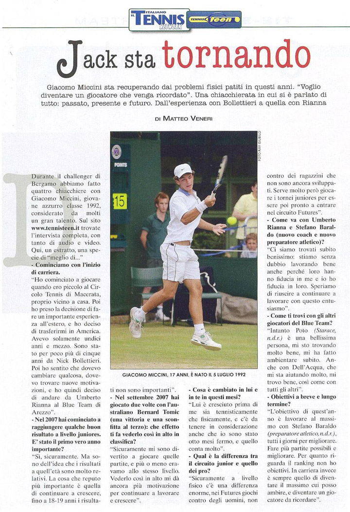 tennis italiano marzo 2010