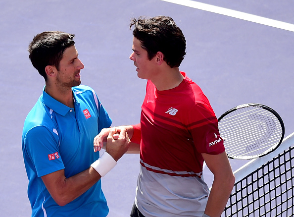 Djokovic-Raonic Getty